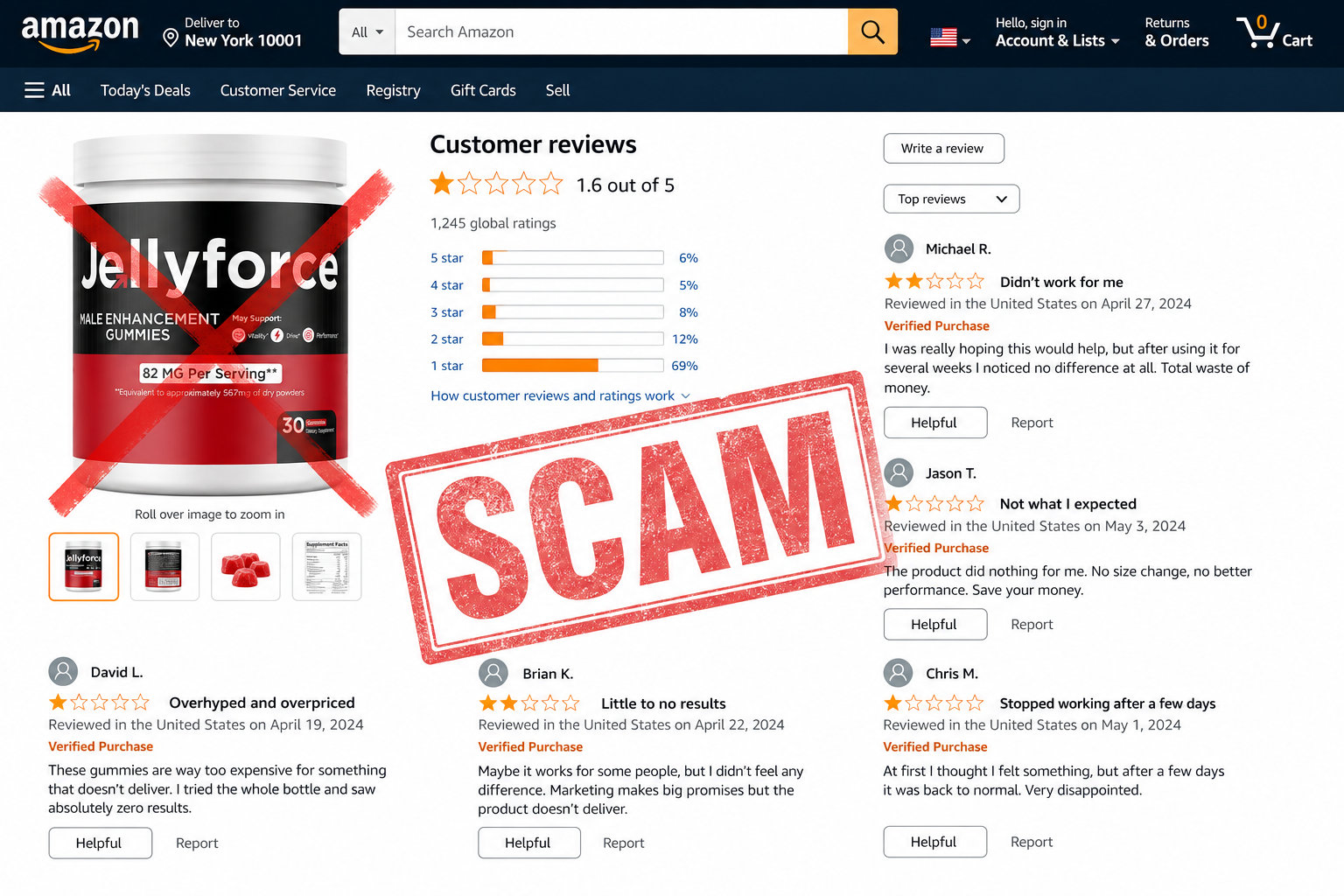 JellyForce scam complaints